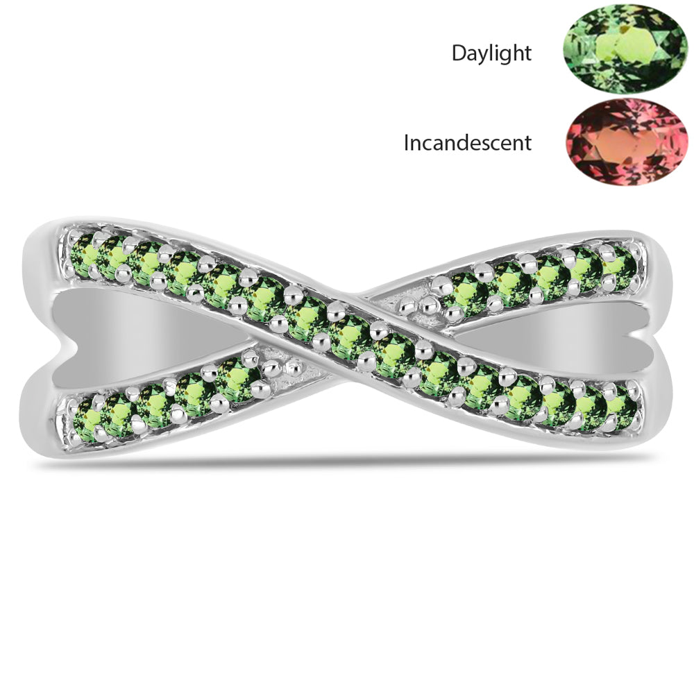 Anillo de Plata con Alejandrita natural 1 