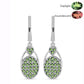 Pendientes de Plata con Alejandrita natural