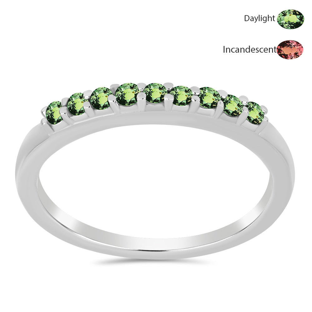 Anillo de Plata con Alejandrita natural 1 