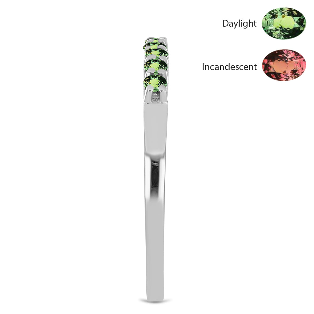 Anillo de Plata con Alejandrita natural