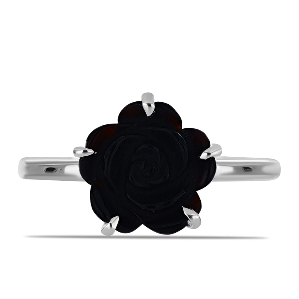 Anillo de Plata con Obsidiana 1 