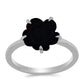 Anillo de Plata con Obsidiana