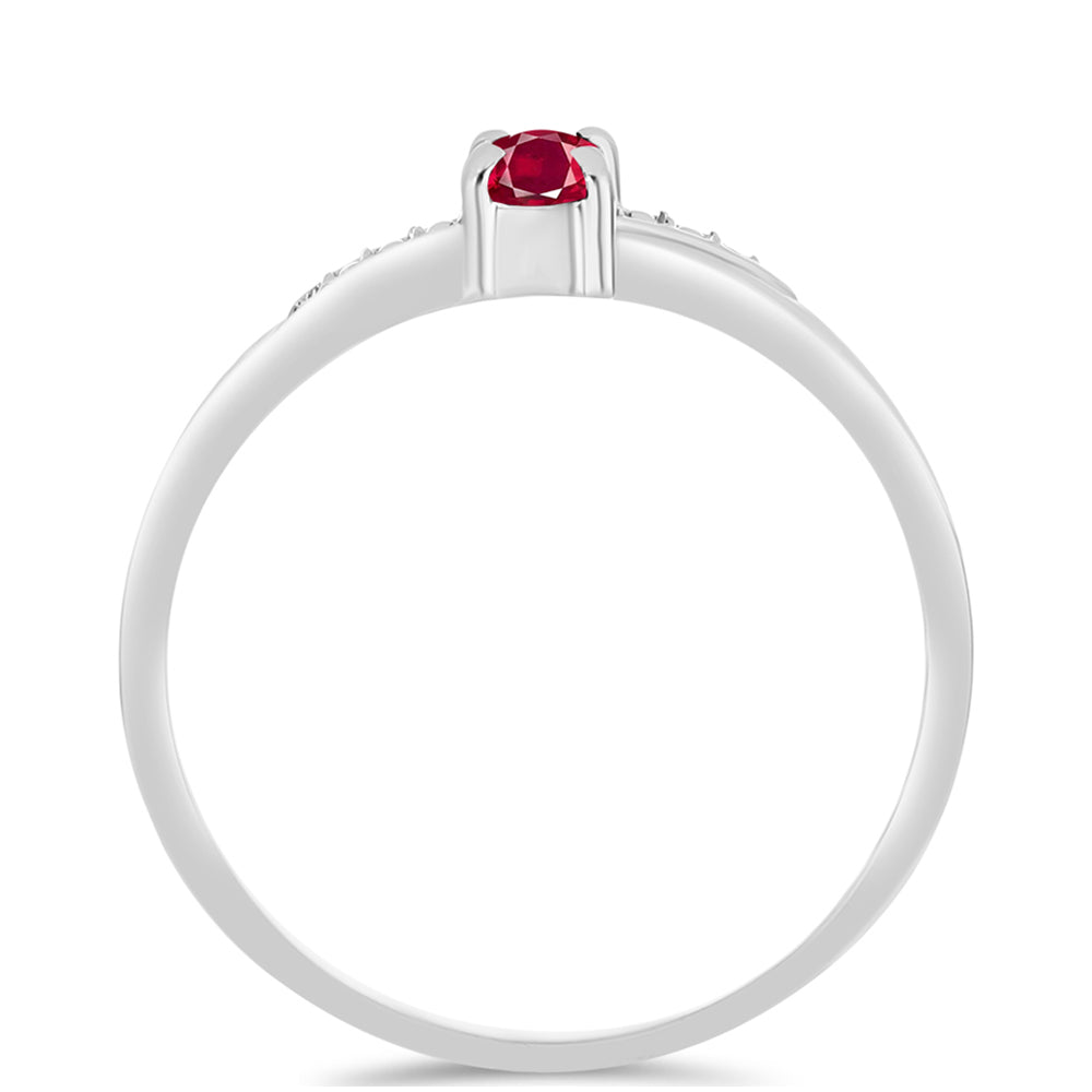 Anillo de Plata con Rubí de Madagascar 2 