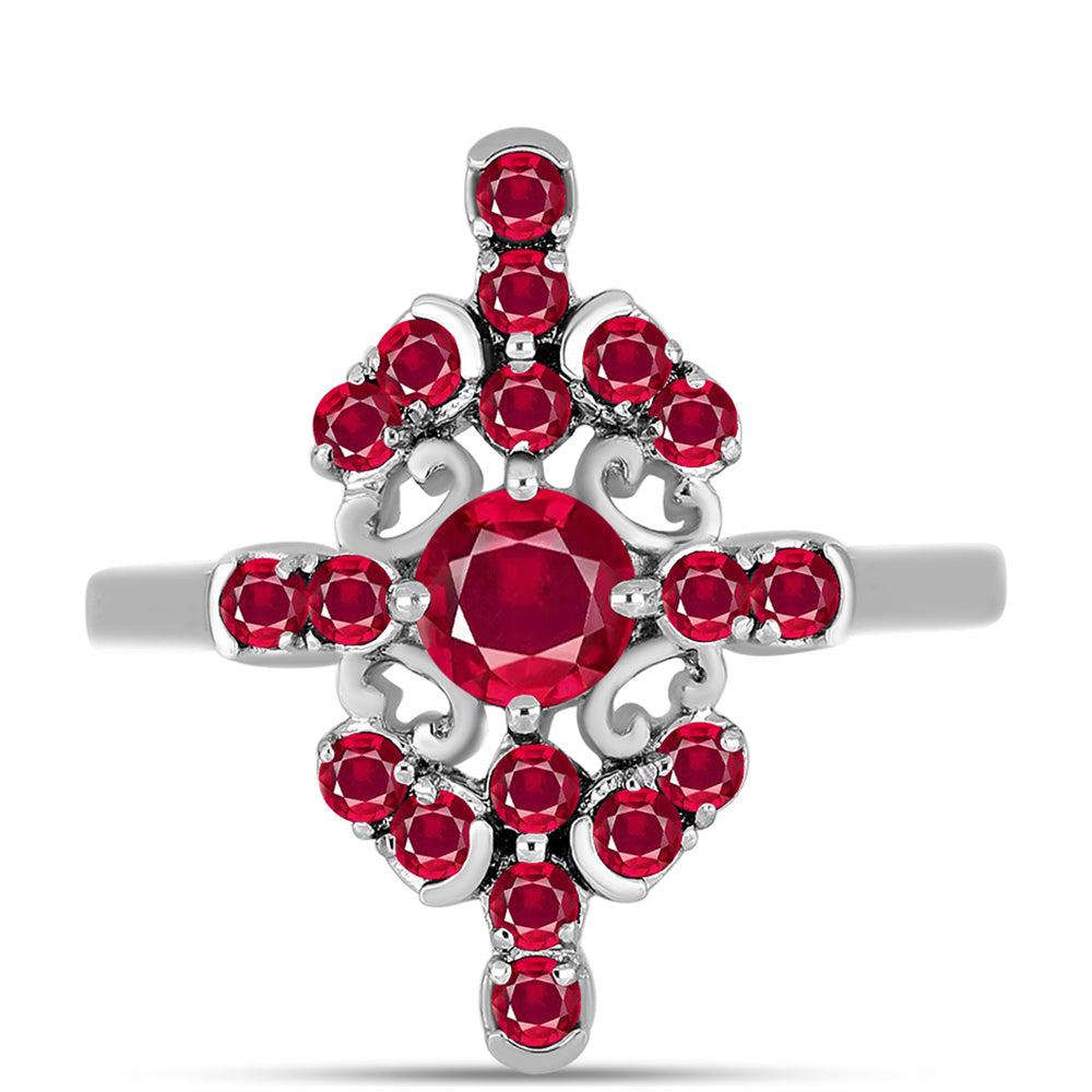 Anillo de Plata con Rubí de Madagascar 1 