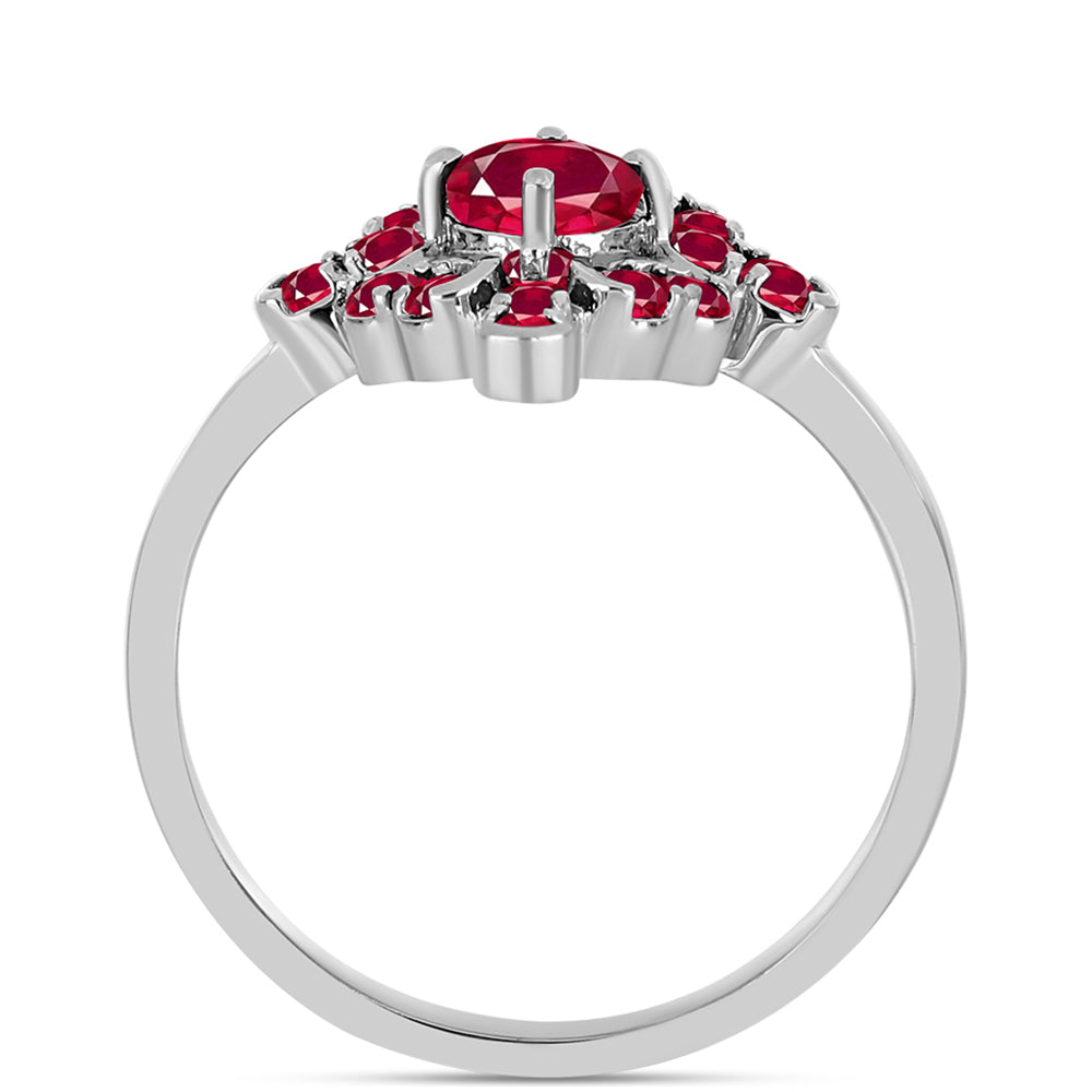 Anillo de Plata con Rubí de Madagascar 2 