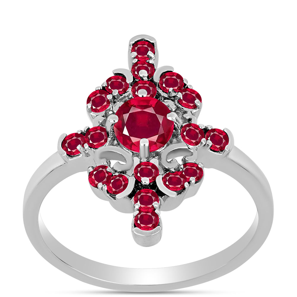 Anillo de Plata con Rubí de Madagascar 3 