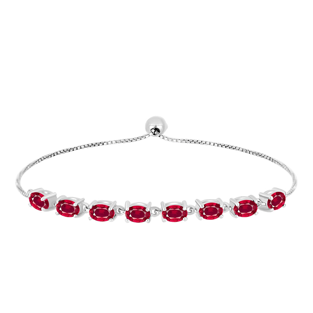 Pulsera de Plata con Rubí de Madagascar 1 