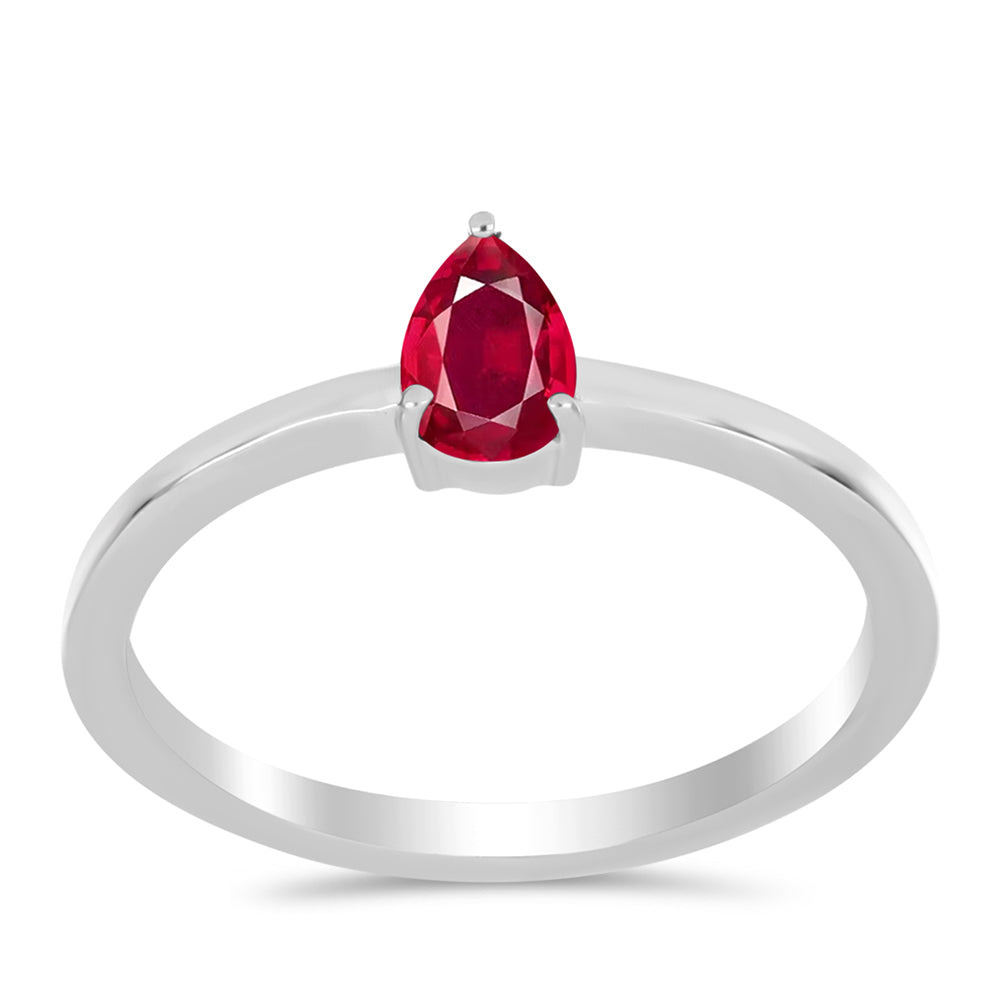 Anillo de Plata con Rubí de Madagascar 3 