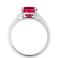 Anillo de Plata con Rubí de Madagascar