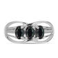 Anillo de Plata con Obsidiana