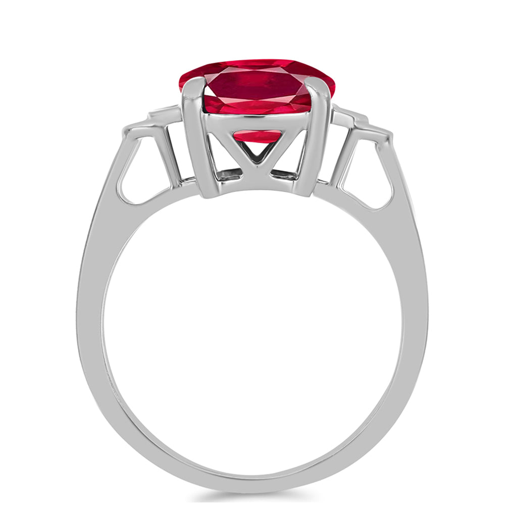 Anillo de Plata con Rubí de Madagascar 2 