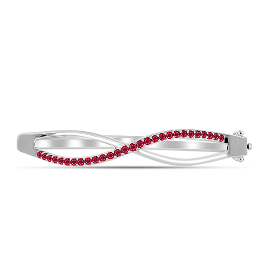 Brazalete de Plata con Rubí de Madagascar