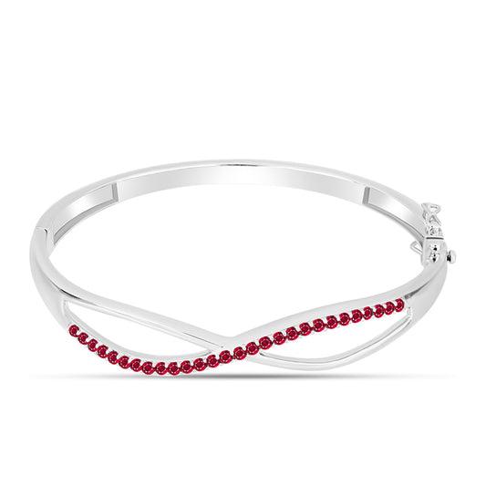 Brazalete de Plata con Rubí de Madagascar