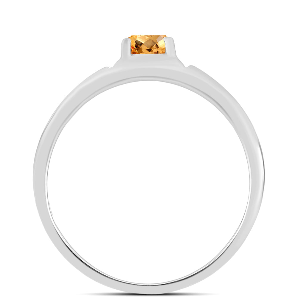 Anillo de Plata con Topacio amarillo imperial 2 