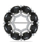 Broche de Plata con Jaspe Picasso y Topacio Blanco