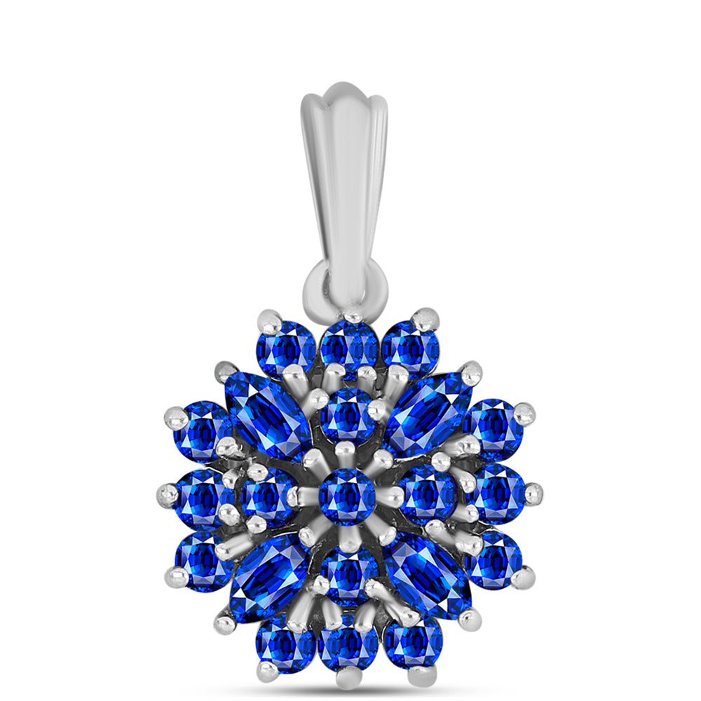 Colgante de Plata con Zafiro Azul Australiano 1 