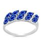 Anillo de Plata con Zafiro Azul Australiano