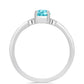 Anillo de Plata con Cuarzo Paraiba