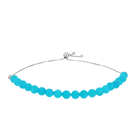 Pulsera de Plata con Cuarzo Paraiba