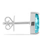 Pendientes de Plata con Cuarzo Paraiba