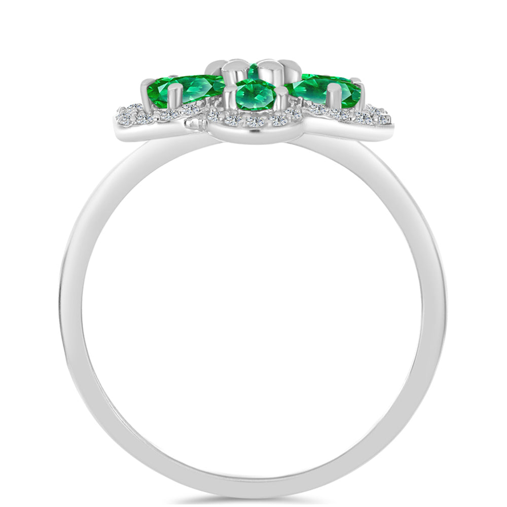 Anillo de Plata con Granate Kijani