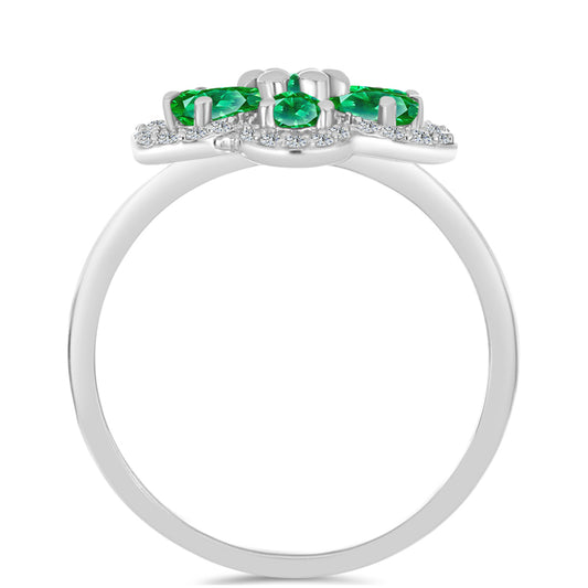 Anillo de Plata con Granate Kijani