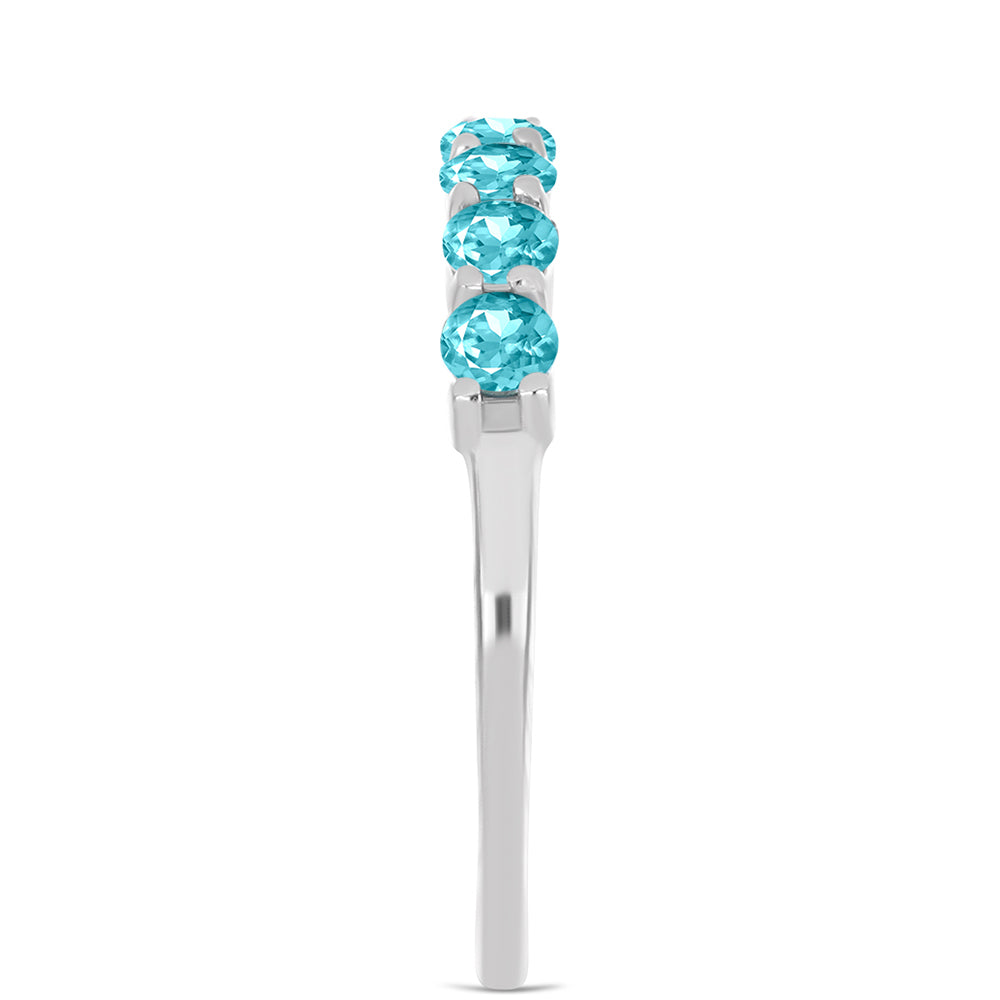 Anillo de Plata con Cuarzo Paraiba
