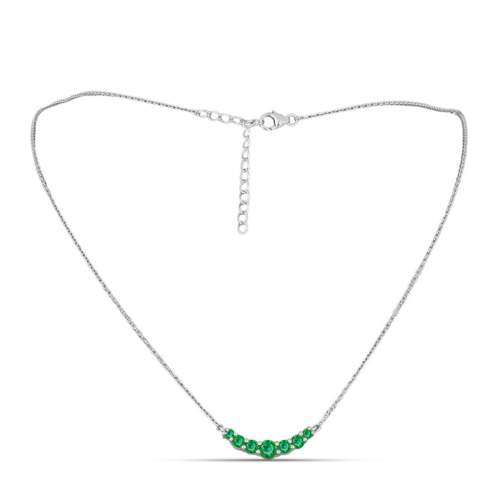Collar de Plata con Granate Kijani 1 