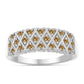 Anillo de Plata con Moisanita Champagne