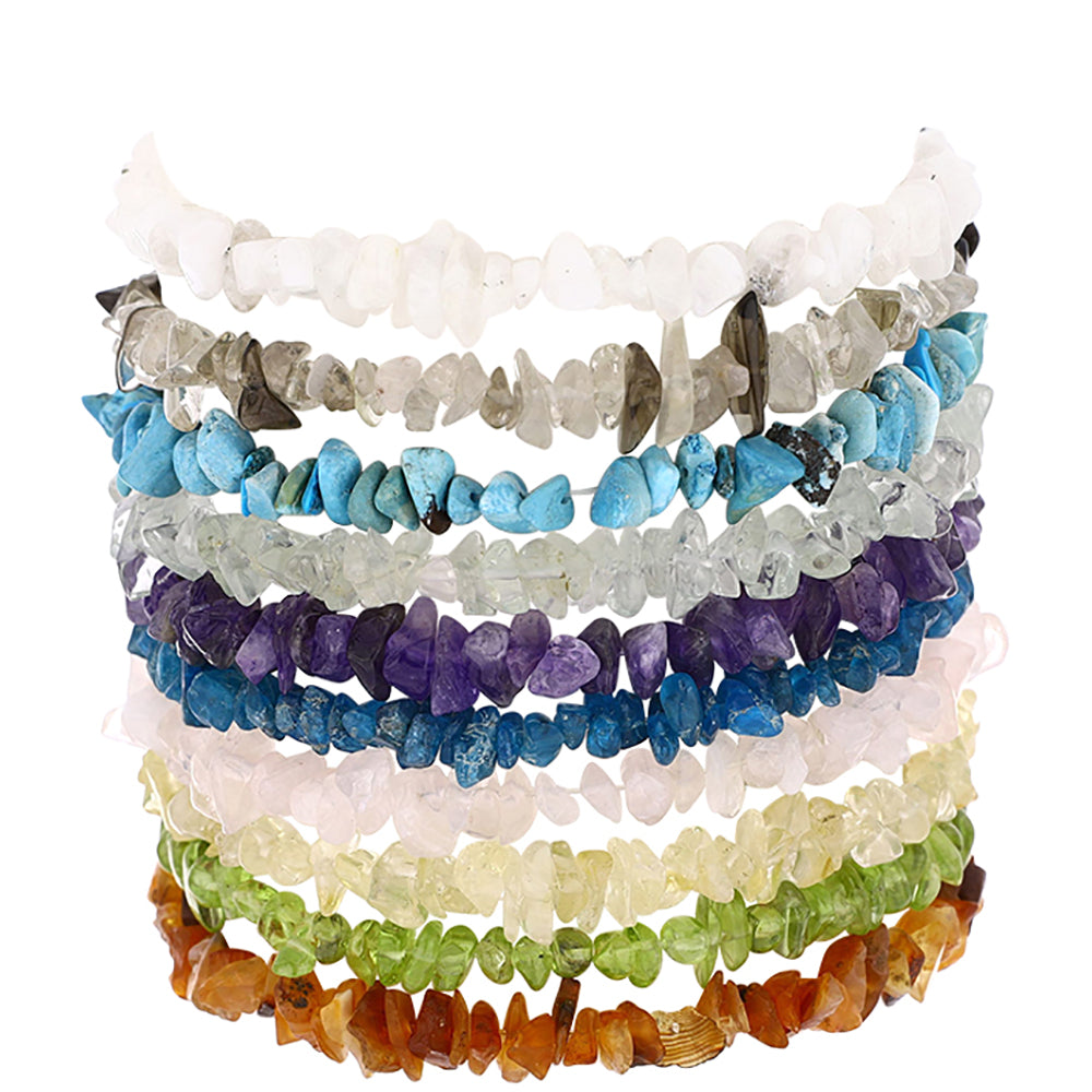 Conjunto Pepita con Amatista de Marruecos y Piedra Lunar Arco Iris ( Pulsera ) 1 