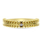 Anillo de Plata Bañada en Oro con Diamante blanco