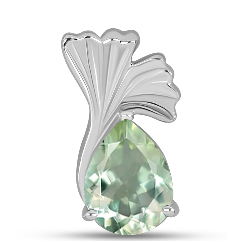 Colgante de Plata con Amatista Verde 1 