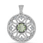 Colgante de Plata con Amatista Verde