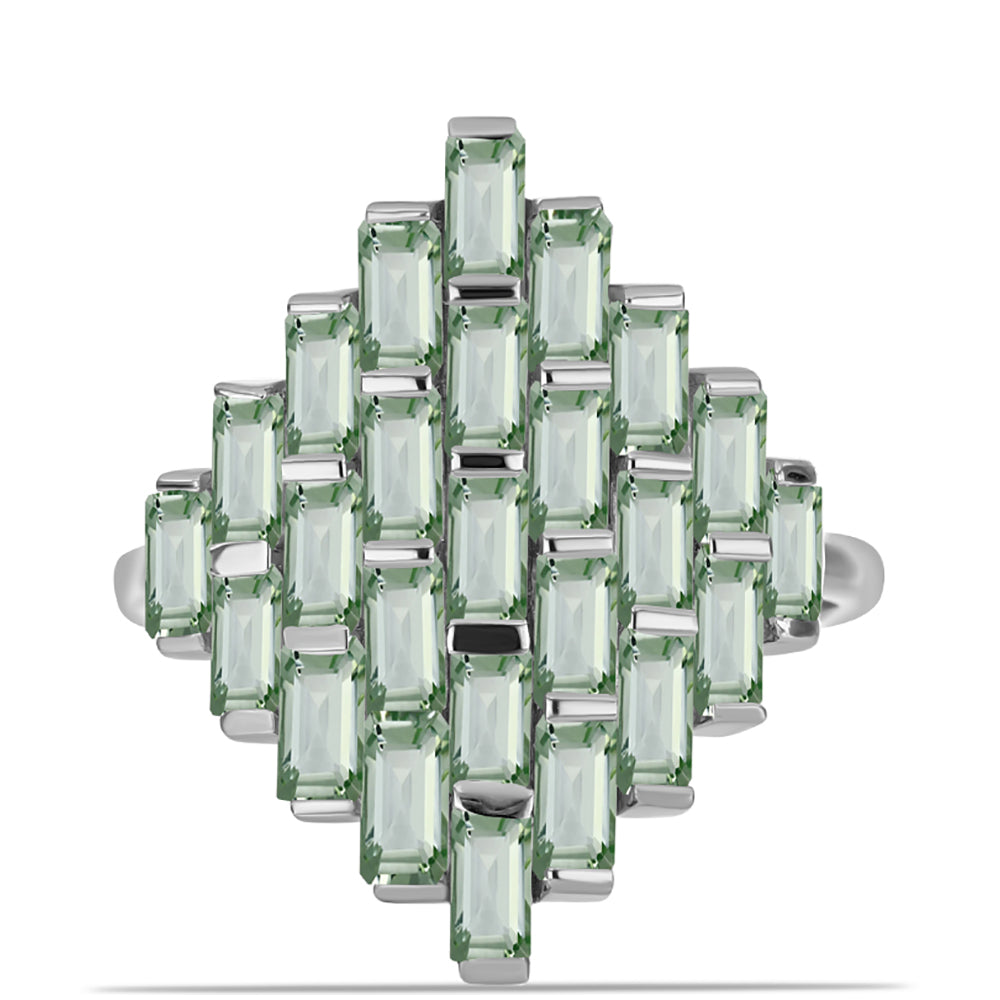 Anillo de Plata con Amatista Verde 1 