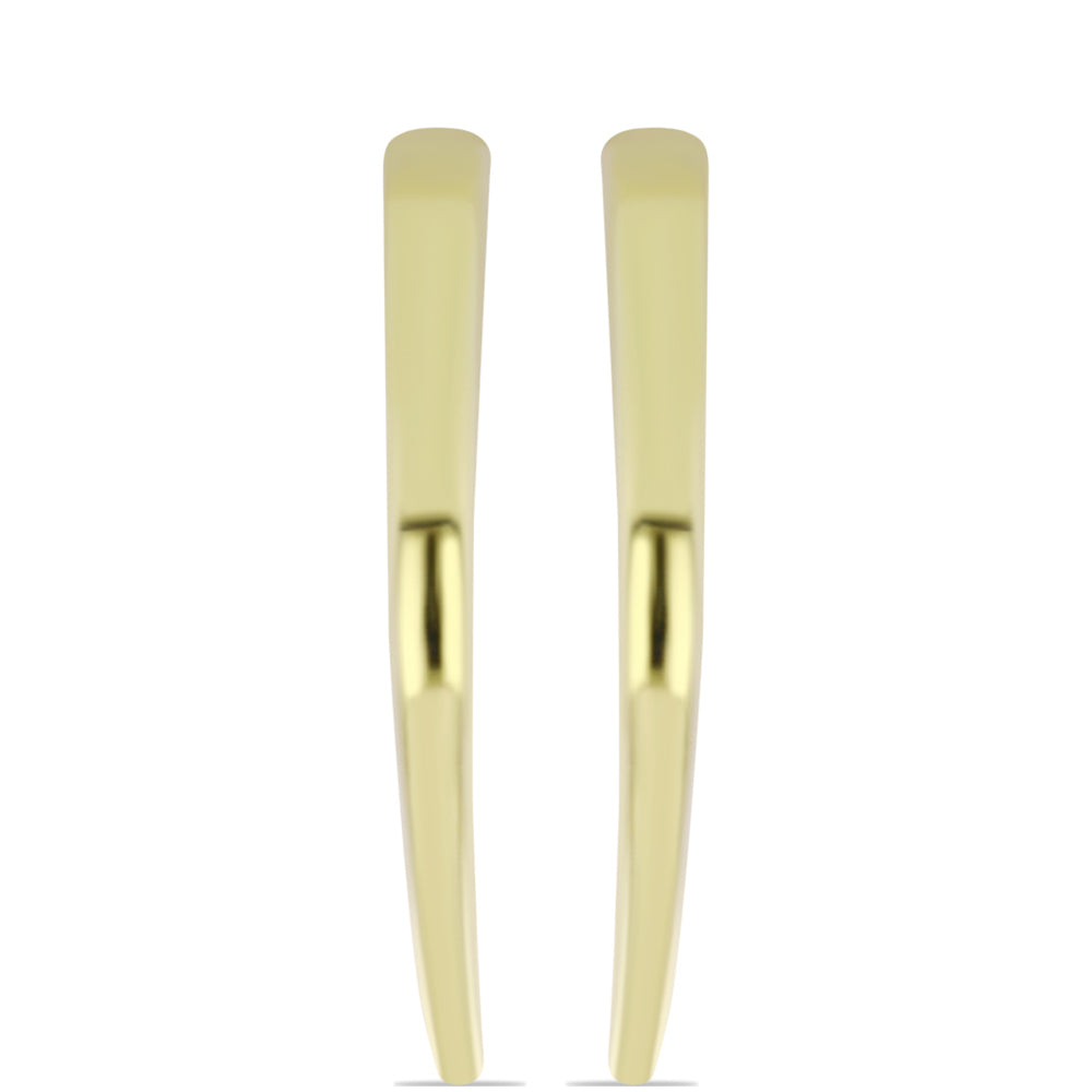 Pendientes de Plata Bañada en Oro con Rubí de Madagascar y Topacio Blanco 2 