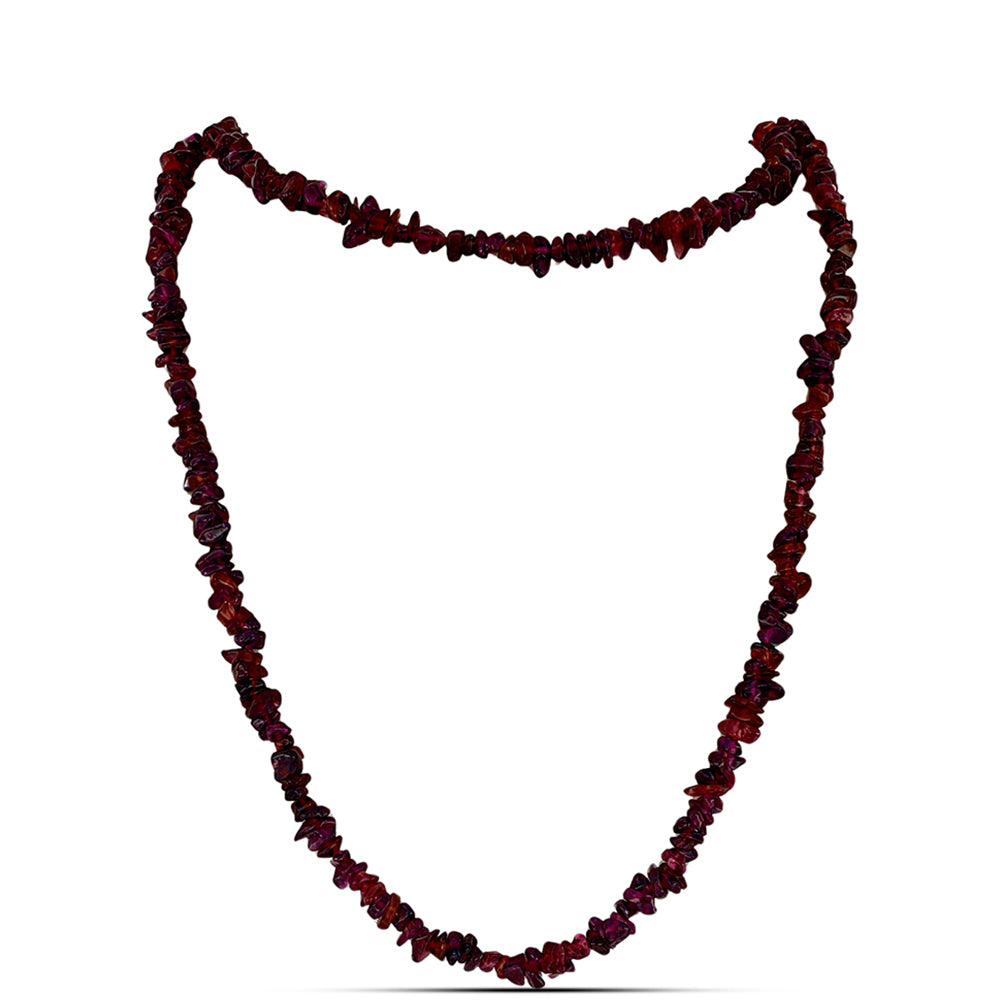 Conjunto Pepita con Granate Rodolita ( Collar +Pulsera )