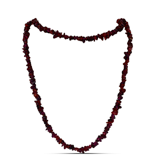 Conjunto Pepita con Granate Rodolita ( Collar +Pulsera )