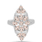 Anillo de Plata con Morganita de Gozareh