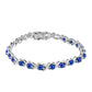 Pulsera de Plata con Zafiro Azul Australiano