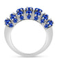 Anillo de Plata con Zafiro Azul Australiano