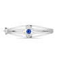Brazalete de Plata con Zafiro Azul Australiano