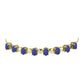 Pulsera de Plata Bañada en Oro con Drusa Purpura