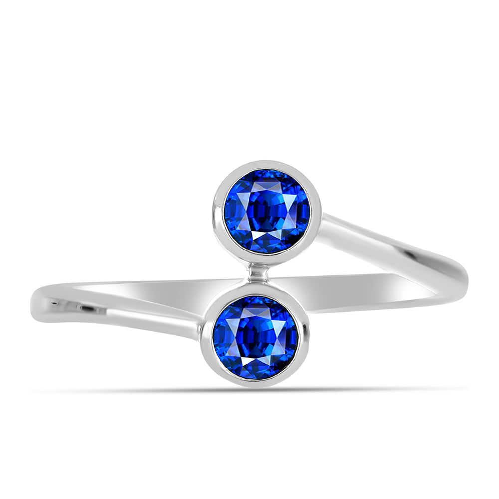 Anillo de Plata con Zafiro Azul Australiano 1 