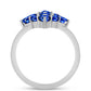 Anillo de Plata con Zafiro Azul Australiano