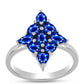 Anillo de Plata con Zafiro Azul Australiano