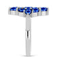 Anillo de Plata con Zafiro Azul Australiano