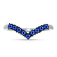 Anillo de Plata con Zafiro Azul Australiano