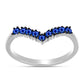 Anillo de Plata con Zafiro Azul Australiano