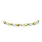 Pulsera de Plata Bañada en Oro con Piedra Lunar Arco Iris y Amatista de Marruecos