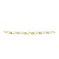 Pulsera de Plata Bañada en Oro con Diamante blanco